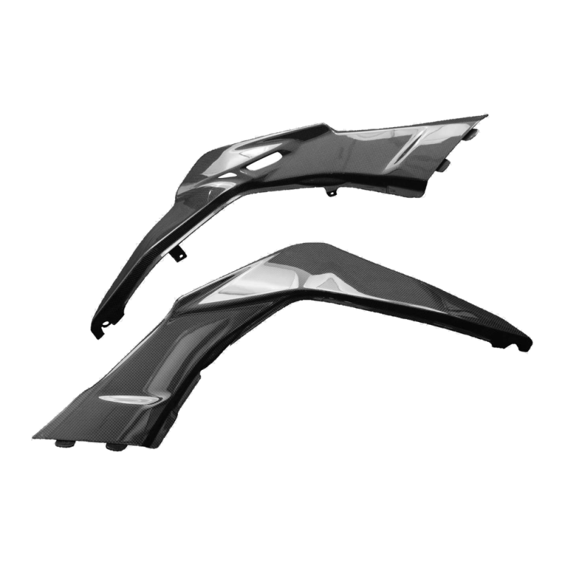 F&F Carbon Seitenverkleidung unter Sitz, 100 % Carbon – Ducati Multistrada V2 2022–2024