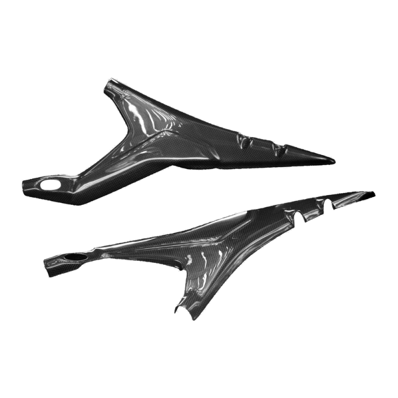 Fianchetto laterale sottosella F&F Carbon, carbonio/fibra di vetro – Ducati Panigale V4, Panigale V4 SP ecc.
