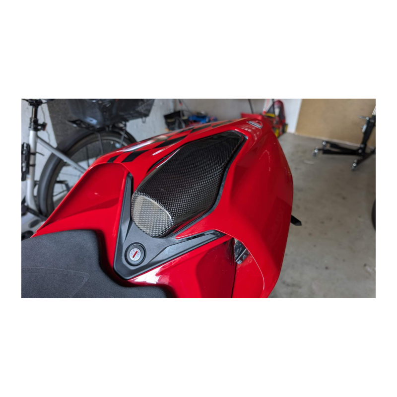 F&F Carbon Sitz-Abdeckung, Carbon/Glasfaser – Ducati Panigale V2 ab 2025, Streetfighter V2 ab 2025