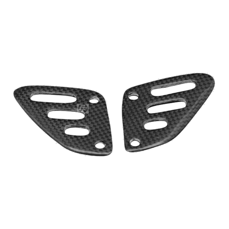 F&F Carbon Sozius-Fersenschützer, 100 % Carbon – Aprilia RSV 4 ab 2009