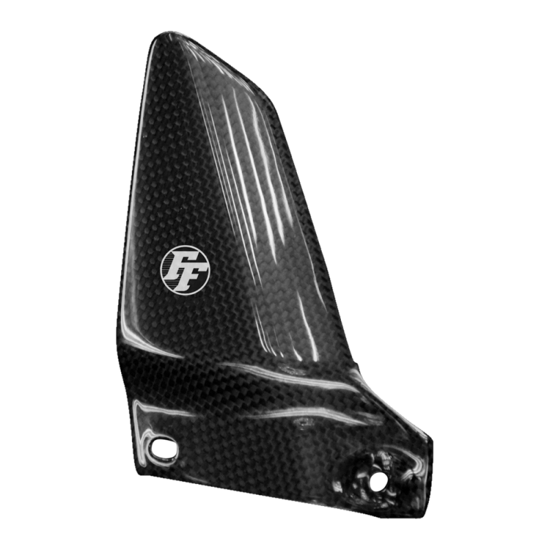 F&F Carbon Sozius-Fersenschützer rechts, Carbon/Glasfaser – Ducati Monster 1200, Monster 1200S 2014–2016 u. a.