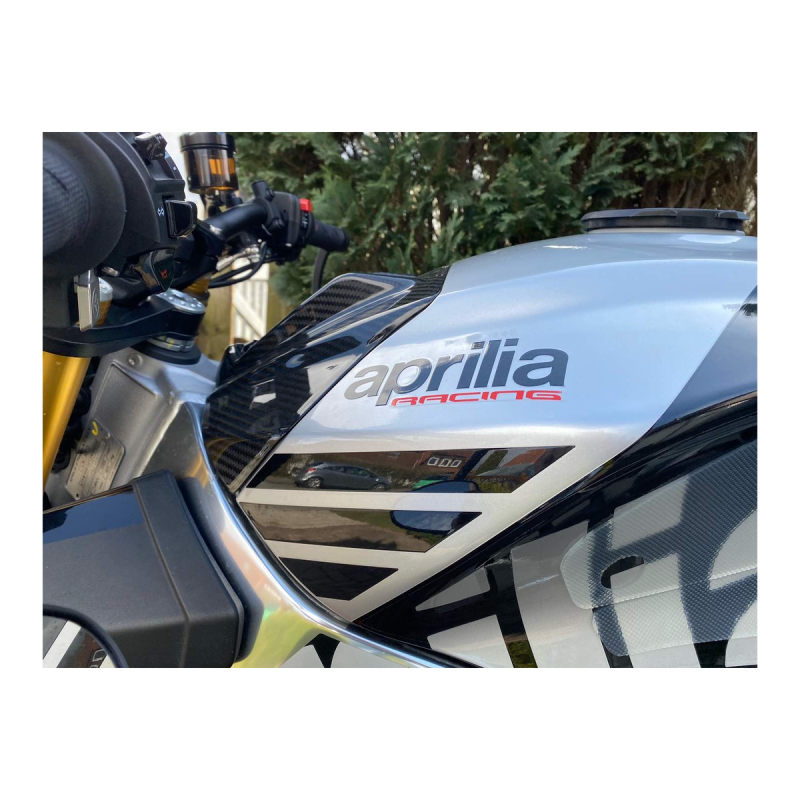 F&F Carbon Tankverkleidung, Carbon/Glasfaser – Aprilia RSV 4 RR/RF 2013–2020, Tuono V4 2014–2020