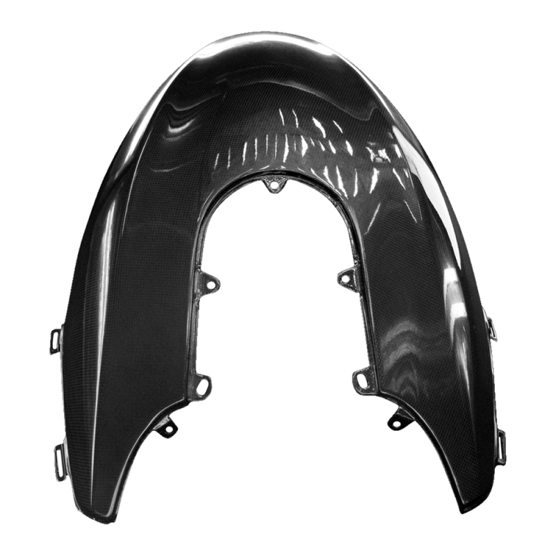 F&F Carbon Tankverkleidung, Carbon/Glasfaser – Ducati Divael 2010–2018