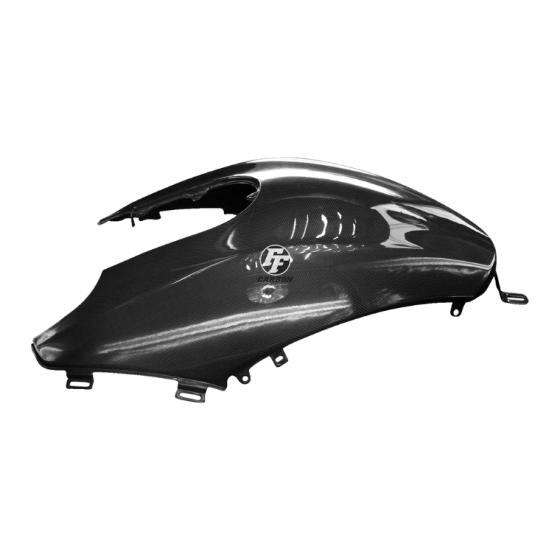 F&F Carbon Tankverkleidung, Carbon/Glasfaser – Ducati Divael 2010–2018