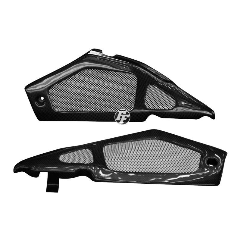 F&F Carbon Tankverkleidung-Seitenteile, 100 % Carbon – Aprilia RSV Mille 1998–2003