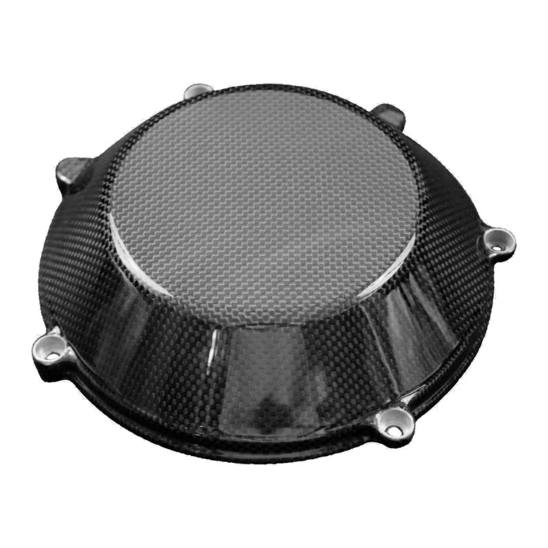 F&F Carbon Trockenkupplung-Cover, 100 % Carbon – Ducati (luftgekühlte 4 Ventil Motoren)