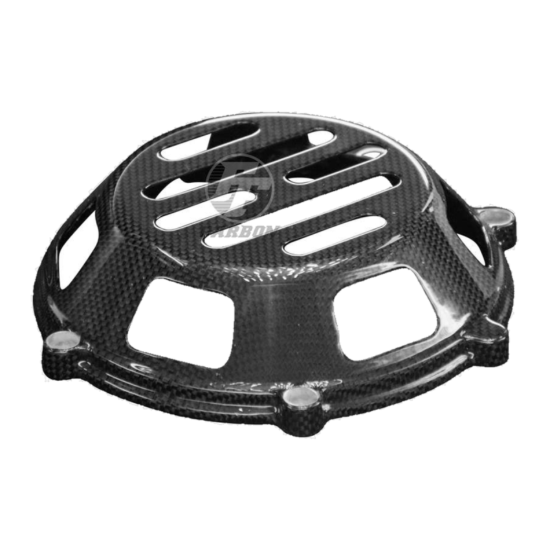 F&F Carbon Trockenkupplung-Cover, 100 % Carbon – Ducati (luftgekühlte 4 Ventil Motoren)