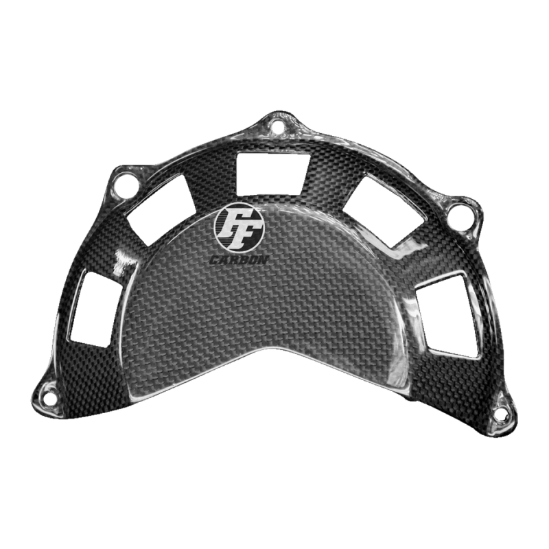 F&F Carbon Trockenkupplung-Cover, 100 % Carbon – Ducati (luftgekühlte 4 Ventil Motoren)