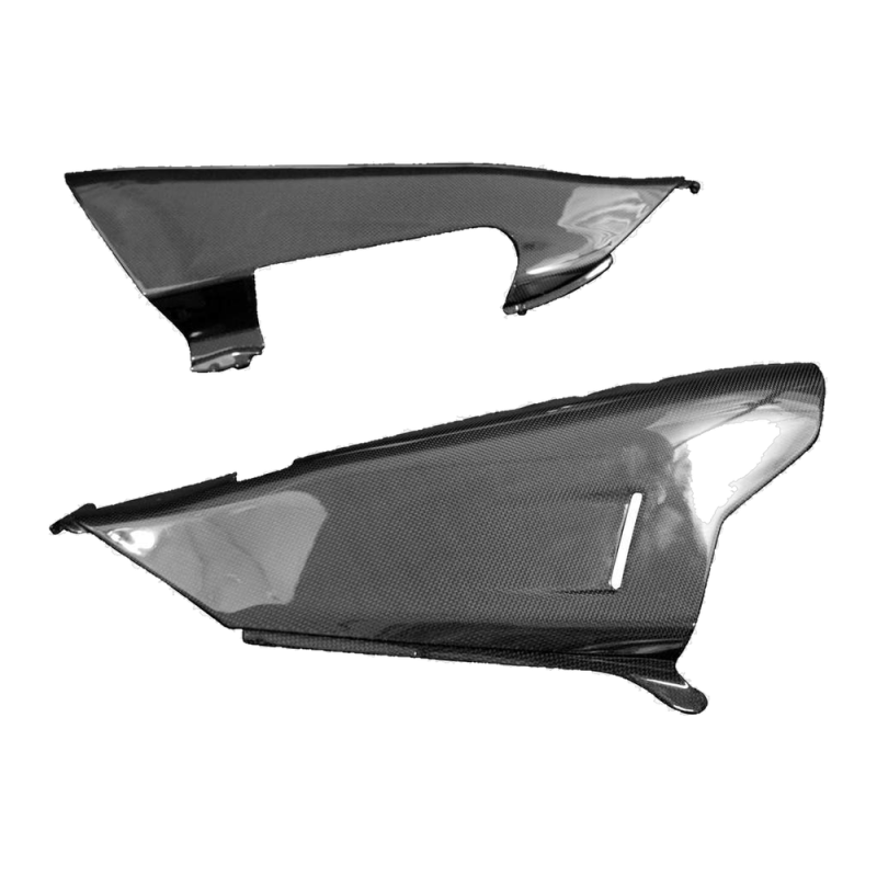 Fianchetto laterale inferiore (con scarico Akrapovic) F&F Carbon, carbonio/fibra di vetro – Ducati Panigale V4/V4S dal 2025
