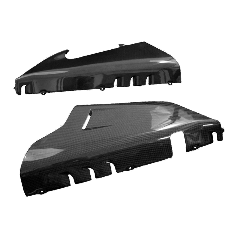 Fianchetto laterale inferiore (con scarico Akrapovic) F&F Carbon, carbonio/fibra di vetro – Ducati Panigale V4/V4S dal 2025