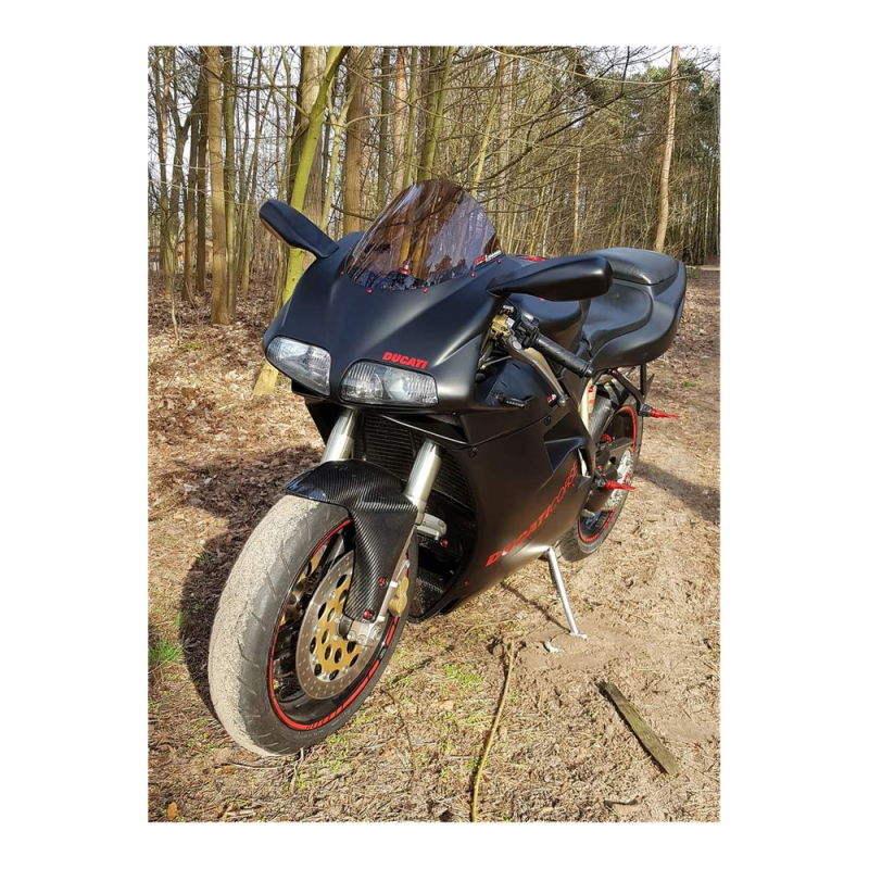 F&F Carbon Vorderes Schutzblech, 100 % Carbon – Ducati 748, 916 u. a.