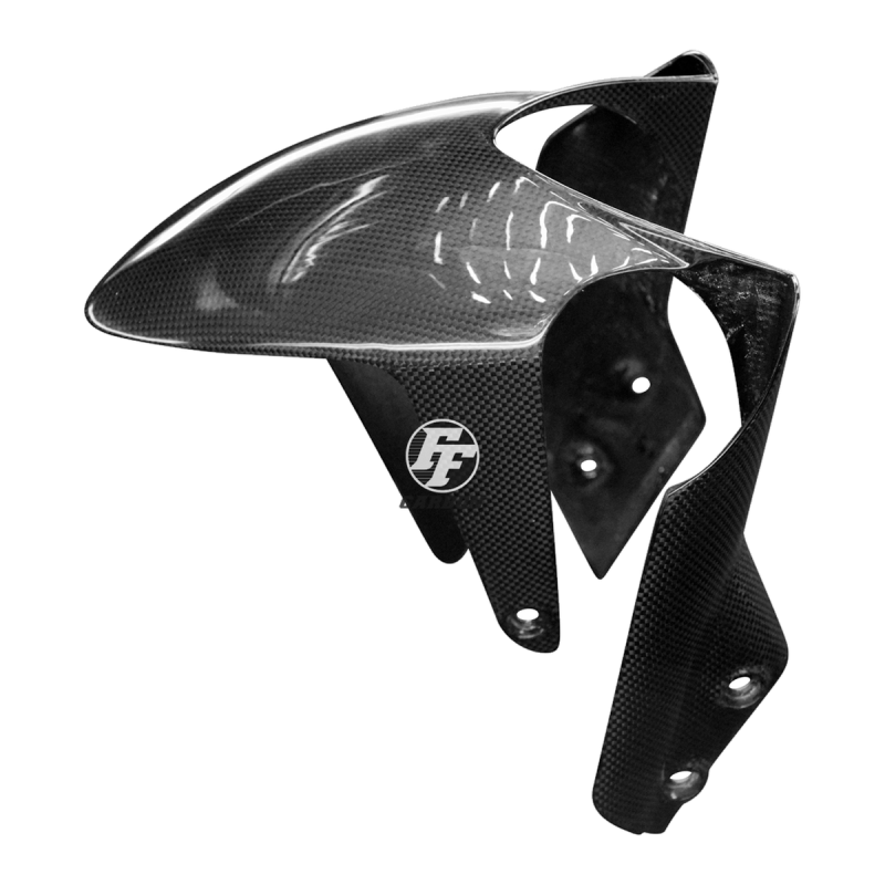 F&F Carbon Vorderes Schutzblech (Unteres Teil), 100 % Carbon – Aprilia SMV 750 Dorsoduro 2008–2013, SMV 900 Dorsoduro 2017–2022 u. a.