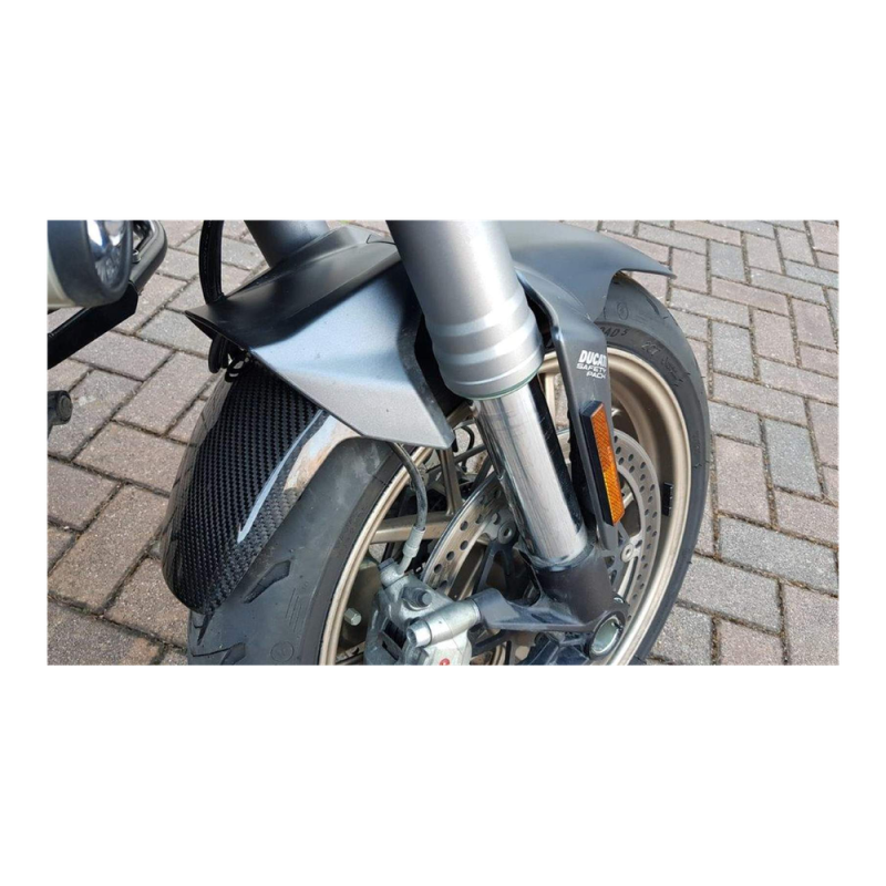 F&F Carbon Vorderes Schutzblech-Verlängerung, Carbon/Glasfaser – Ducati Multistrada 1200 2015–2017, Multistrada 1200S Touring u. a.
