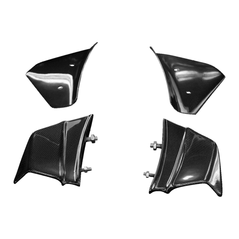 Kit winglets aftermarket F&F Carbon, 100 % carbonio – Ducati Panigale V4 2018–2019, Panigale V4S 2018–2019