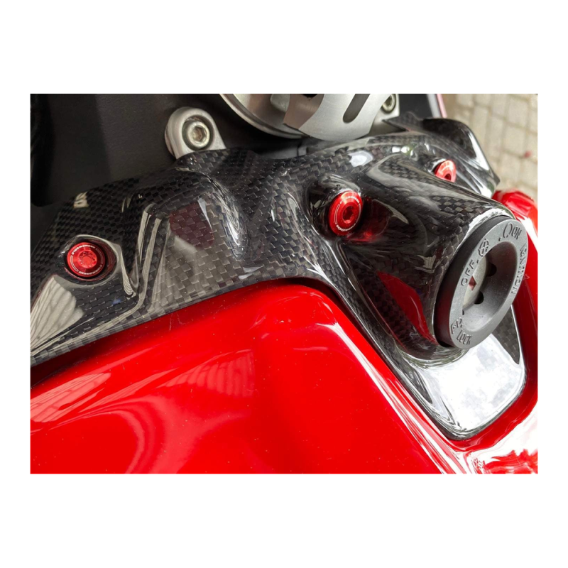 F&F Carbon Zündschlossabdeckung, Carbon/Glasfaser – Ducati Panigale 899, Panigale 959 u. a.