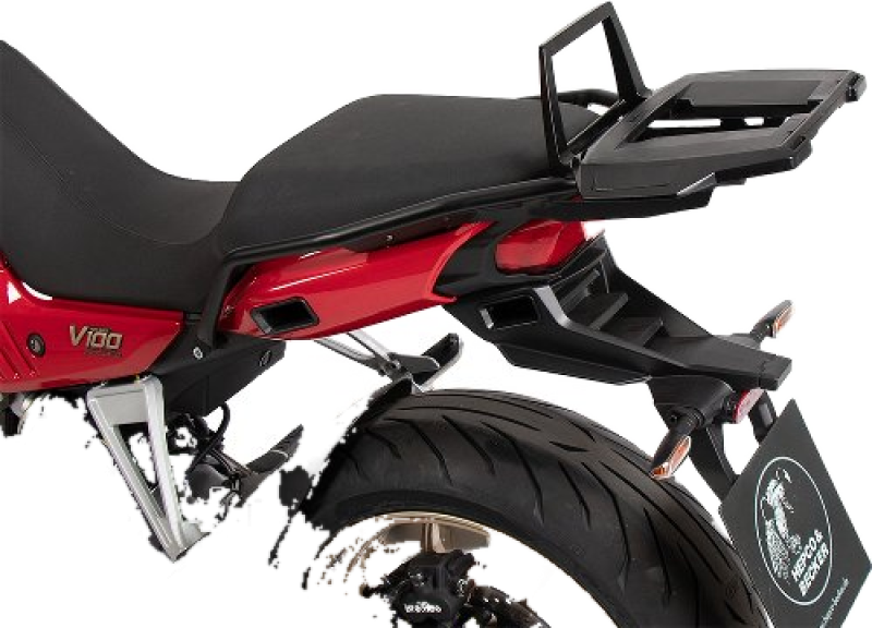 Portapacchi per bauletto Hepco & Becker Alurack nero – Moto Guzzi V100 Mandello / S