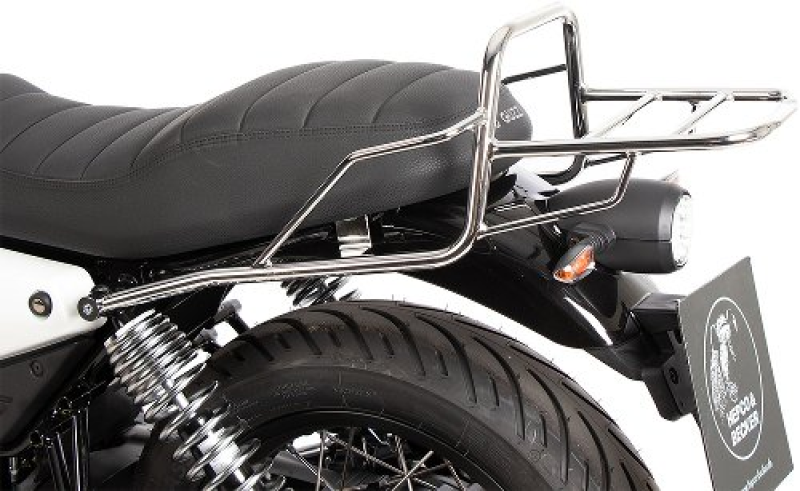 Hepco & Becker Tubular Luggage Bridge Top Case Carrier, Chrome – V7 850 Special, Stone