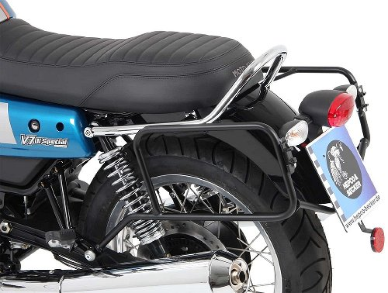 Hepco & Becker Side Case Carrier, Bolt-On, Black – Moto Guzzi V7 III