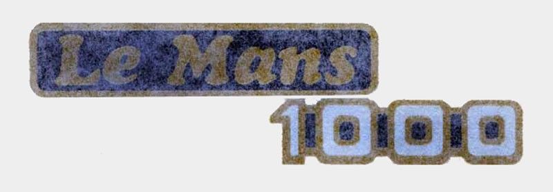 Decal - Side Cover (Le Mans 1000)