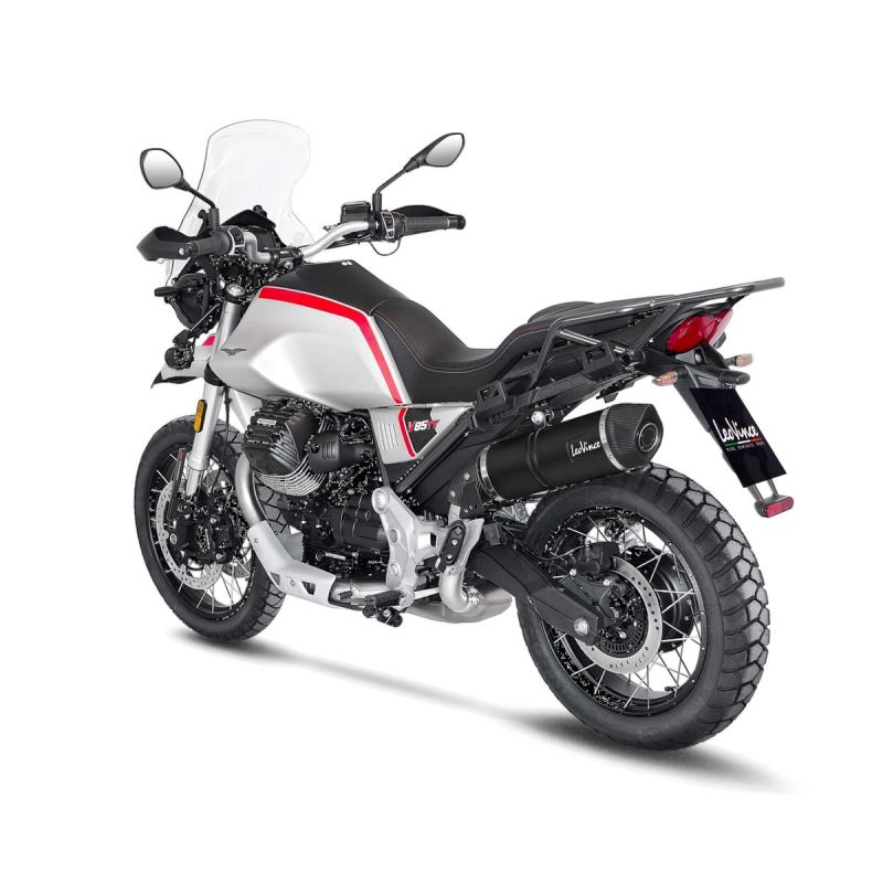 LeoVince LV One Evo Black Edition Endschalldämpfer – Moto Guzzi V85 TT, Travel, Strada