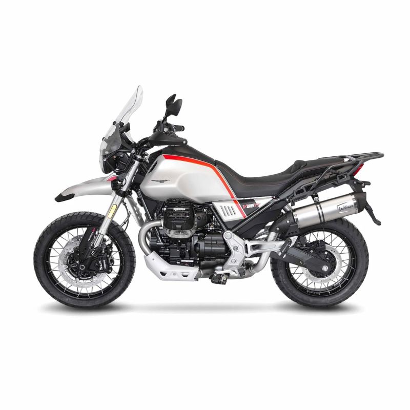 LeoVince LV One Evo Edelstahl Endschalldämpfer – Moto Guzzi V85 TT, Travel, Strada