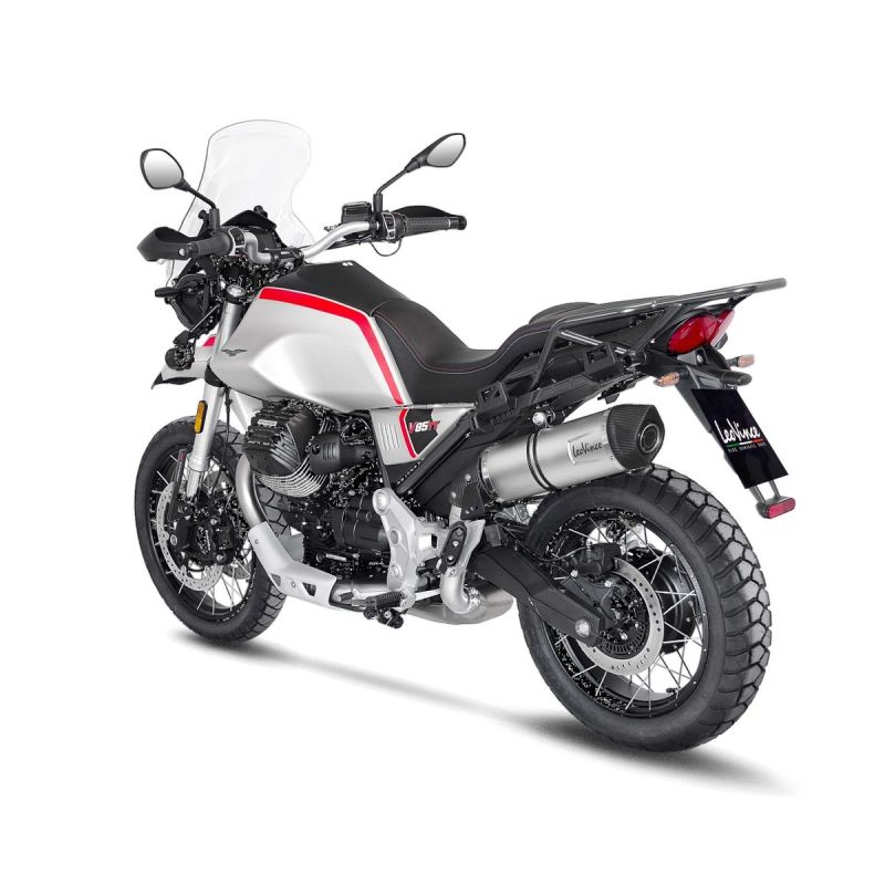 LeoVince LV One Evo Edelstahl Endschalldämpfer – Moto Guzzi V85 TT, Travel, Strada
