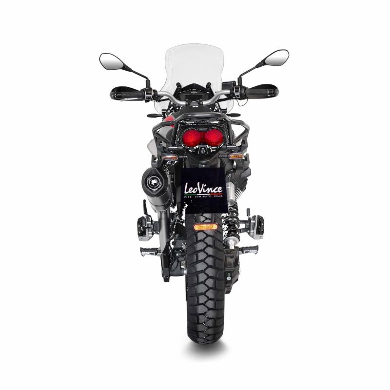 LeoVince LV One Evo Edelstahl Endschalldämpfer – Moto Guzzi V85 TT, Travel, Strada