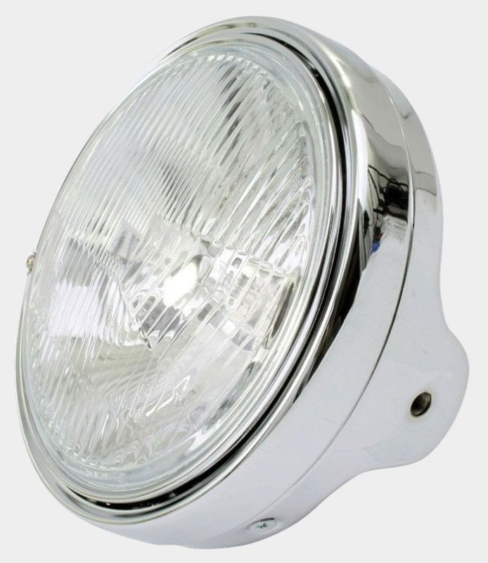 Headlight Classic Chrome - 180mm