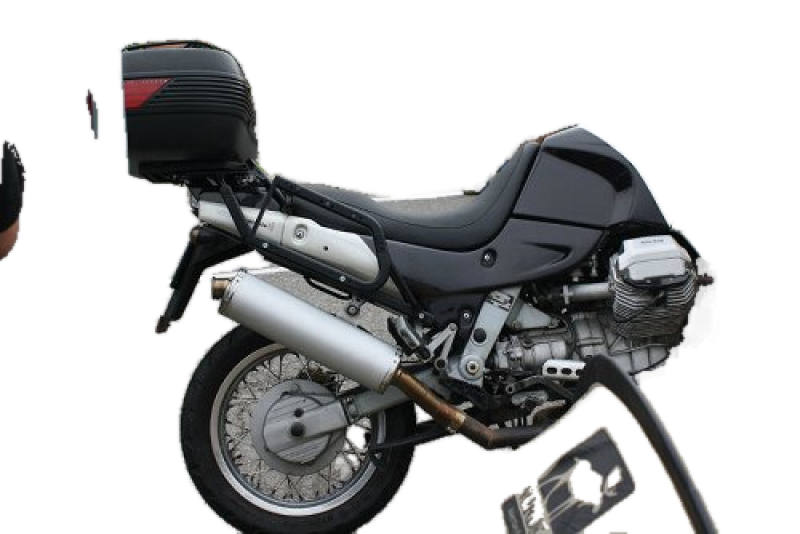 Mistral Schalldämpfer oval, Edelstahl poliert, mit EG-ABE – Moto Guzzi Quota 1000/1100 ES