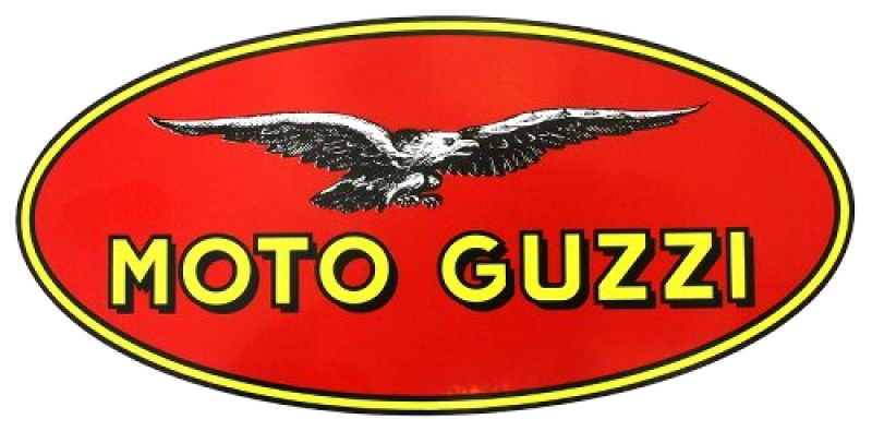Adesivo Moto Guzzi ovale 8,8x18,6 cm
