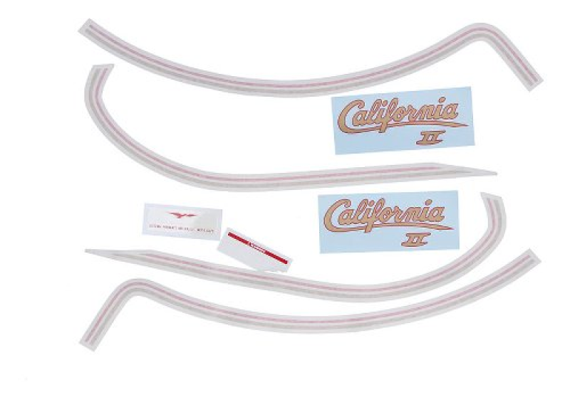 Kit decalcomanie oro-rosso completo Moto Guzzi – California 2