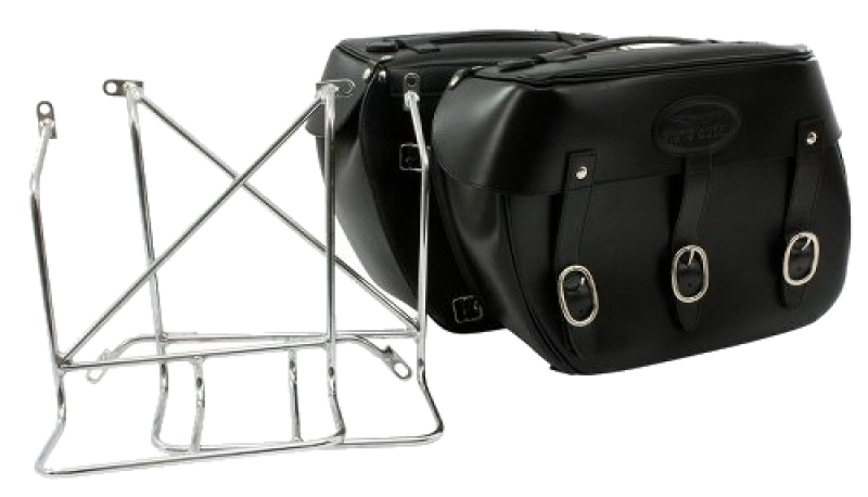 Moto Guzzi Leather Case Set with carrier – Nevada