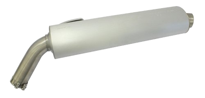 Silenziatore sx Moto Guzzi, inox spazzolato – V11 Sport, tutte le versioni