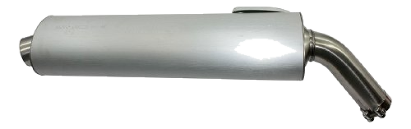 Silenziatore dx Moto Guzzi, spazzolato – V11 Sport