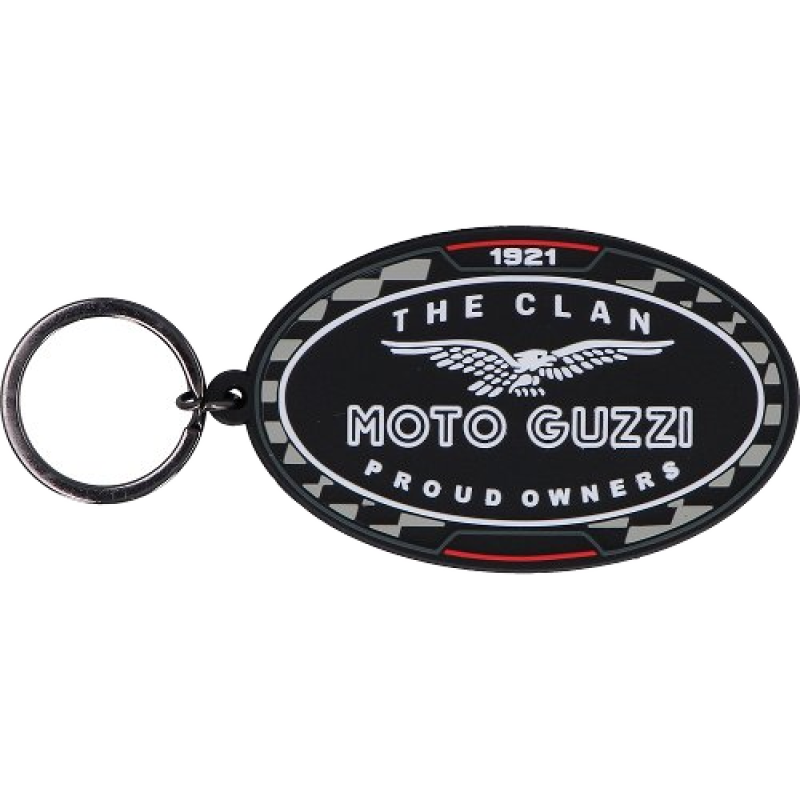 Portachiavi Moto Guzzi «The Clan», nero