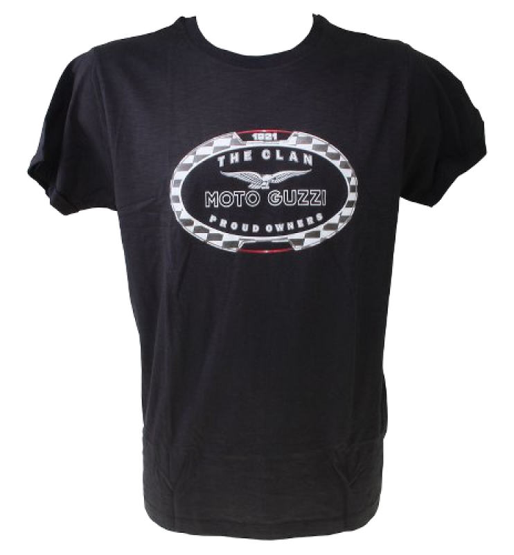 Moto Guzzi T-Shirt „The Clan“, Herren, schwarz, Größe S