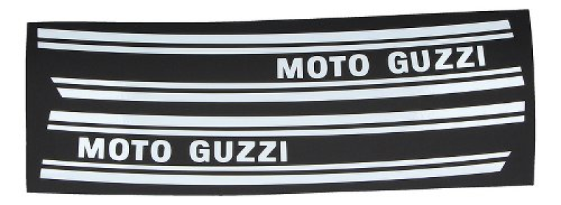 Kit adesivi serbatoio Moto Guzzi dx + sx, bianco – V7 850 GT, California