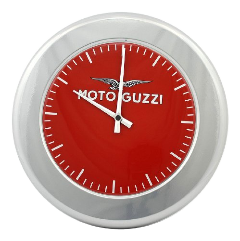 Orologio da parete Moto Guzzi «Logo aquila», rosso, Ø 37 cm