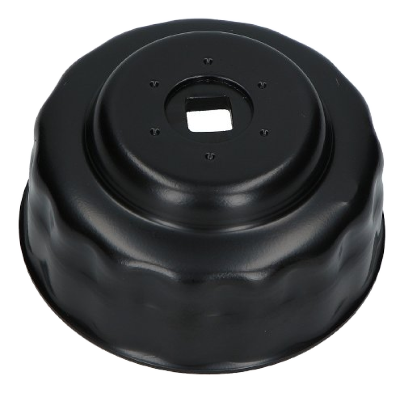Chiave filtro olio 15 lati, Ø 74–76 mm, 2 stadi, 3/8 pollici, nera