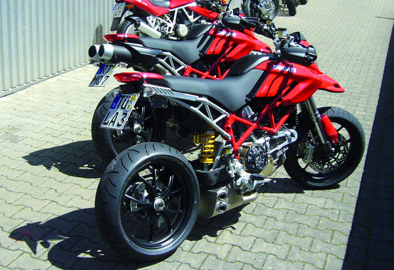 QD-EXHAUST Ducati Hypermotard 796 – Ex-Box Exhaust System Stainless – fitted to the motorcycle