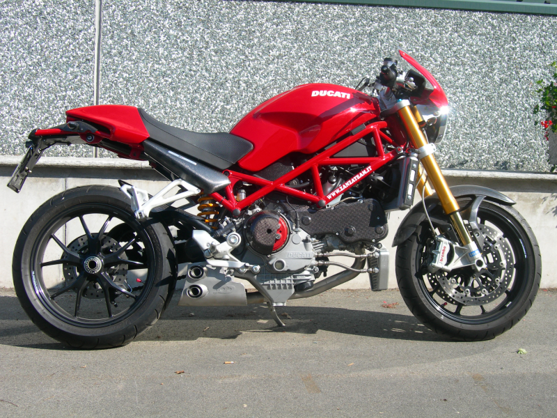 QD-EXHAUST Ducati Monster S4RS (2007) – Ex-Box Exhaust System Stainless – fitted to the motorcycle