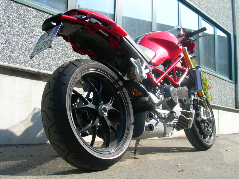 QD-EXHAUST Ducati Monster S4RS (2007) – Ex-Box Exhaust System Stainless – fitted to the motorcycle