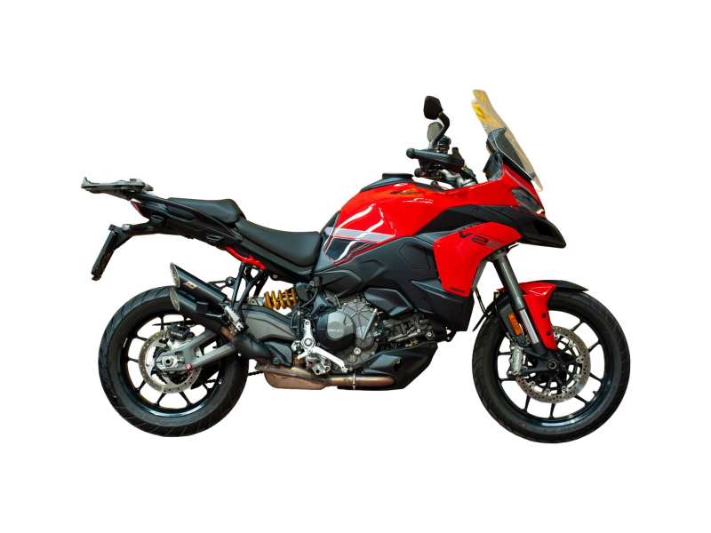 QD-EXHAUST Ducati Multistrada V2 (from 2025) – Slip-on Power Gun Euro 5+ – fitted to the motorcycle