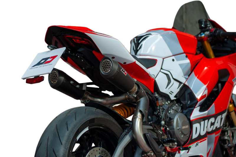 QD-EXHAUST Ducati Panigale/Streetfighter V2 (from 2025) – Slip-on Dark Matter – detail view