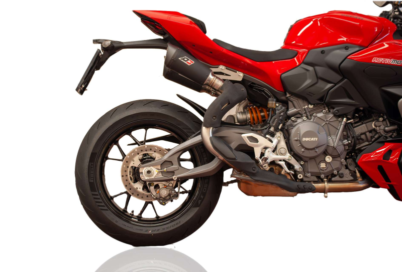 QD-EXHAUST Ducati Panigale/Streetfighter V2 (from 2025) – Slip-on Dark Matter – detail view