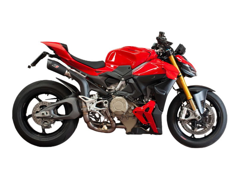 QD-EXHAUST Ducati Panigale/Streetfighter V4 (from 2025) – Full System Euro 5+ – fitted to the motorcycle