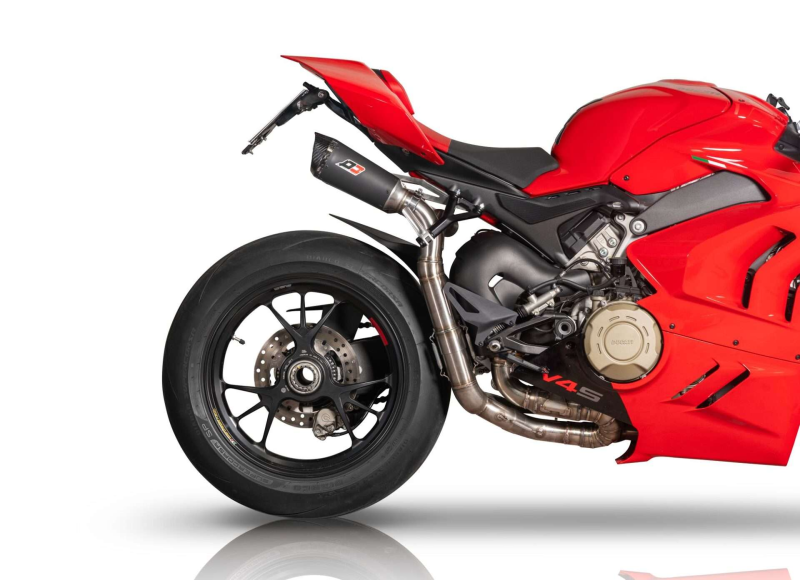 QD-EXHAUST Ducati Panigale V4 (2022–2024) – Semi-Komplettanlage Racing – Detailansicht