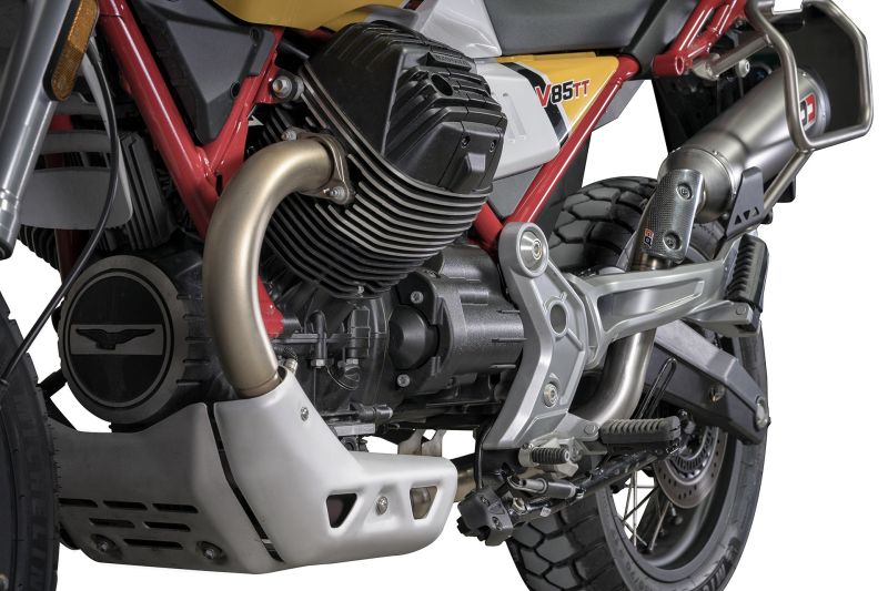 QD-EXHAUST Moto Guzzi V85 TT – Decat-Rohr Racing – Foto von QD