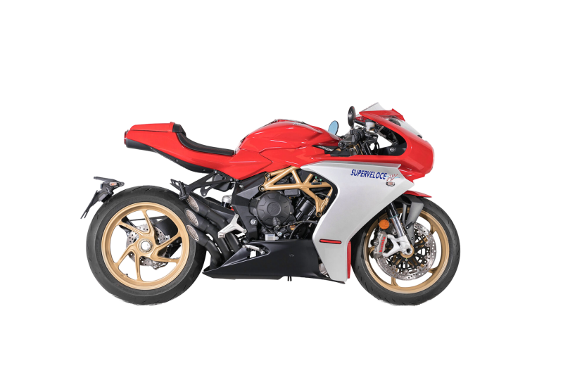 QD-EXHAUST MV Agusta 675/800 (Euro 4/5) – Slip-on Power Gun Dark – am Motorrad