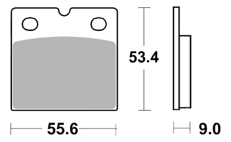 SBS Brake Pads 506H.CT Street High Power Carbon